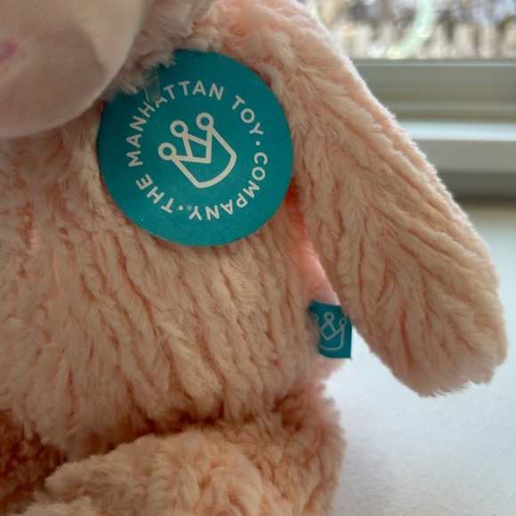 The Manhattan Toy Co. Adorables pink unicorn stuffed plush animal NWT - Picture 3 of 7